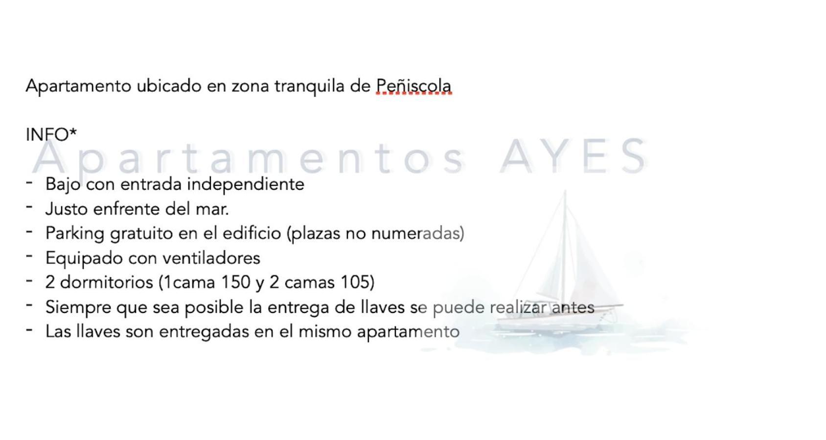 Apartamento Playa Norte Peñíscola Exterior foto
